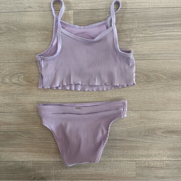 Hollister Lavender Ribbed Bikini Set - Picture 4 of 5